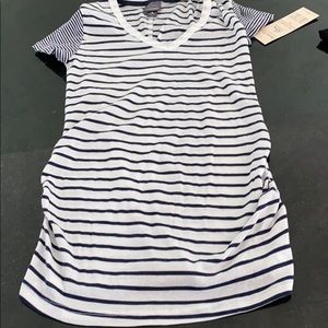 Short sleeve maternity t-shirt.